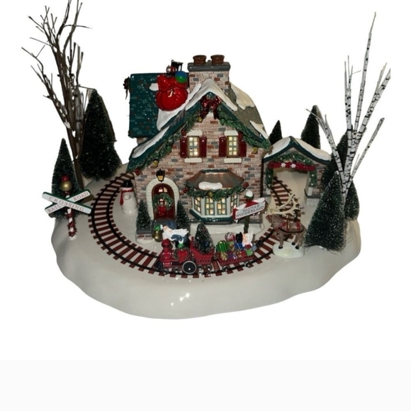 Department 56 Other - Department 56 Holiday Village with Train and Snowy Accents